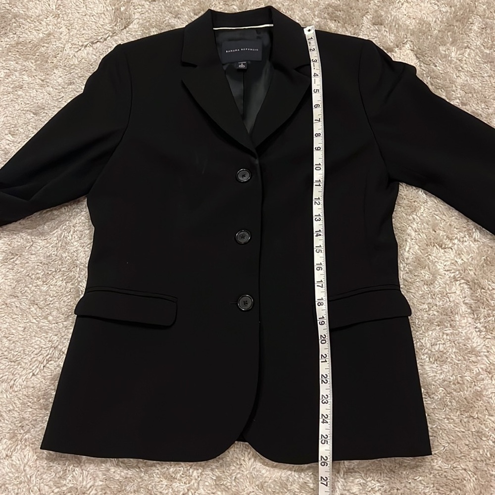 Banana Republic | Stretch Black Blazer size 8 - Picture 12 of 13